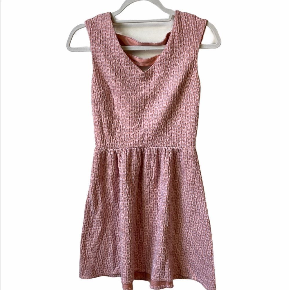 Pink Cute Trendy Mini Summer Dress Backless